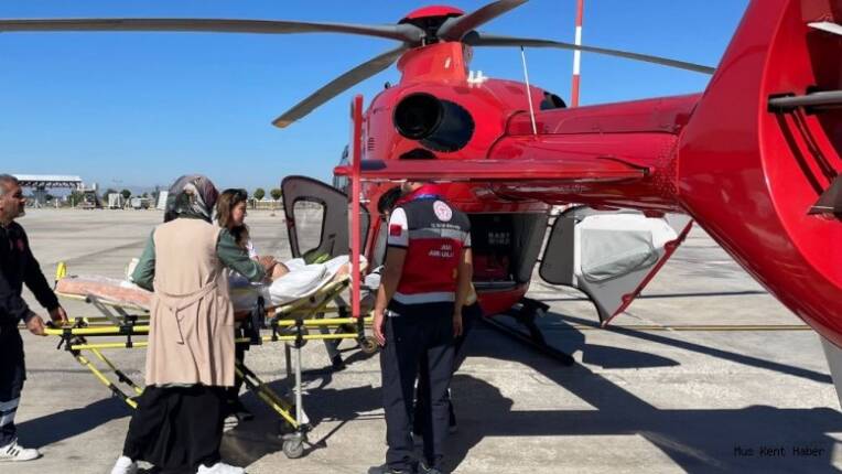 Damla İçin Ambulans Helikopter Seferber Oldu